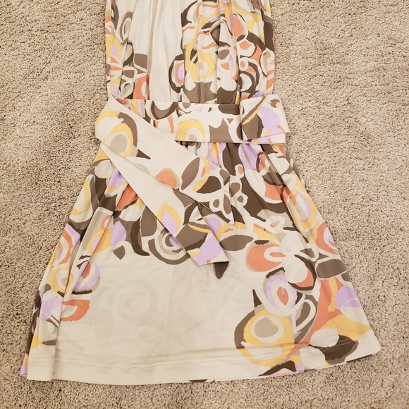 Sinequanon EUC cream floral summer dress small - Picture 4 of 10